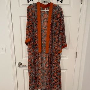 Xhilaration Floral Kimono Size XXL